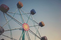 Free ferris wheel image, public domain amusement park CC0 photo.