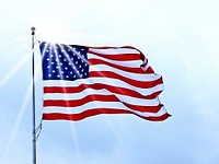 Free American flag image, public domain CC0 photo.