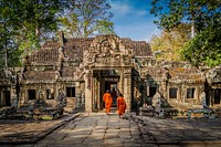 Free Angkor Wat, temple in Cambodia image, public domain tourism CC0 photo.