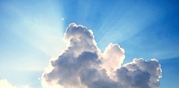 Free cloudy sky image, public domain view CC0 photo.