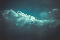 Clouds in the sky, free public domain CC0 image.