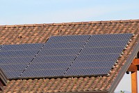 Free solar energy for home image, public domain CC0 photo.