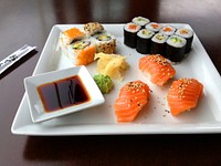 Free sushi image, public domain Japanese food CC0 photo.