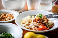 Free Asian noodle image, public domain Thai food CC0 photo.