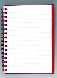 Plain notebook, paper book photo, free public domain CC0 image.