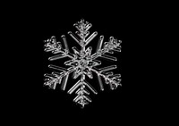 Free snowflake image, public domain winter CC0 photo.