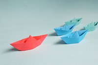 Free boat origami image, public domain CC0 photo.
