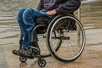 Free wheel chair image, public domain hospital CC0 photo.