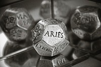 Astrological signs dice, free public domain CC0 photo