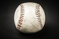 Baseball ball. Free public domain CC0 photo.