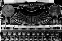 Vintage typewriter, free public domain CC0 photo