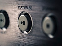 Free music player image, public domain electronic CC0 photo.