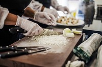 Chef preparing food image, free public domain CC0 photo.