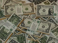 Free US dollar banknotes image, public domain money CC0 photo.