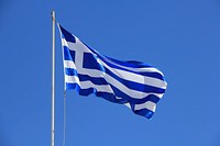 Free Greece flag image, public domain banner CC0 photo.