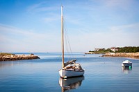 Free sailing boat near shore image, public domain CC0 photo.