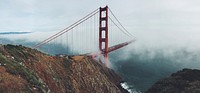 Free Golden Gate bridge image, public domain CC0 photo.