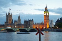 Free Big Ben in London photo, public domain building CC0 image.