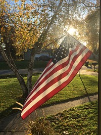 Free American flag image, public domain CC0 photo.