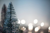 Free Christmas bokeh image, public domain holiday CC0 photo.