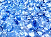 Free blue crystal beads image, public domain CC0 photo.