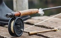 Free fly fishing rod image, public domain activity CC0 photo.