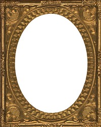 Gold picture frame, free public domain CC0 photo.