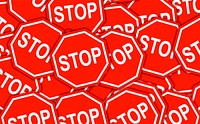 Free stop sign pattern image, public domain CC0 photo.