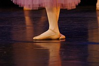 Free closeup on ballerina feet photo, public domain dance CC0 image.