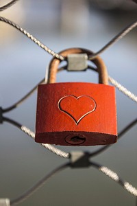 Free heart lock image, public domain CC0 photo.