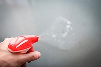 Dissinfectant spray, free public domain CC0 image.