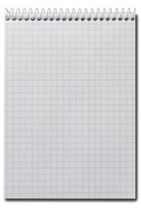 Free notepad on white background image, public domain CC0 photo.