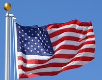 Free American flag image, public domain CC0 photo.