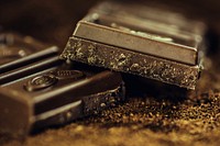 Free chocolate bar photo, public domain food CC0 image.