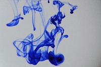 Free ink in water image, public domain grey background CC0 photo.