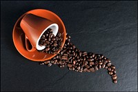 Free coffee beans photo, public domain drink CC0 image.