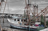 Free old sailboat at dock image, public domain CC0 photo.