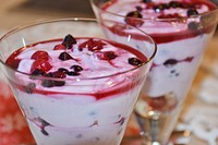 Free yogurt smoothie, public domain drink CC0 photo.