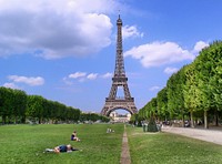 Free Eiffel Tower in Paris, France image, public domain CC0 photo.