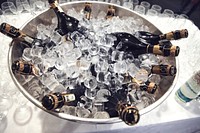 Free champagne sparkling wine image, public domain celebration and alcoholic drinks CC0 photo.