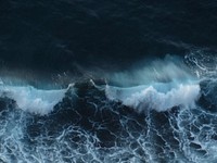 Water texture, waves, beach scenery photo , free public domain CC0 image.