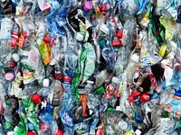 Free pile of plastic bottles image, public domain environment CC0 photo.