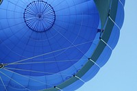 Free hot air balloon closeup image, public domain travel CC0 photo.