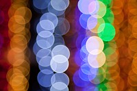 Free blur Christmas light image, public domain celebration CC0 photo.