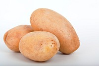 Free close up potato on table image, public domain vegetable CC0 photo.