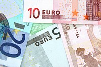 Free Euro banknote image, public domain money and finance CC0 photo.