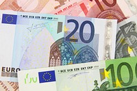 Free Euro banknote image, public domain money and finance CC0 photo.