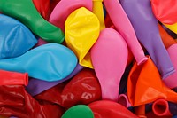 Free colorful latex balloon image, public domain decoration CC0 photo.