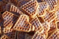 Free waffle public domain CC0 photo.