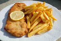 Free fish and chips image, public domain food CC0 photo.